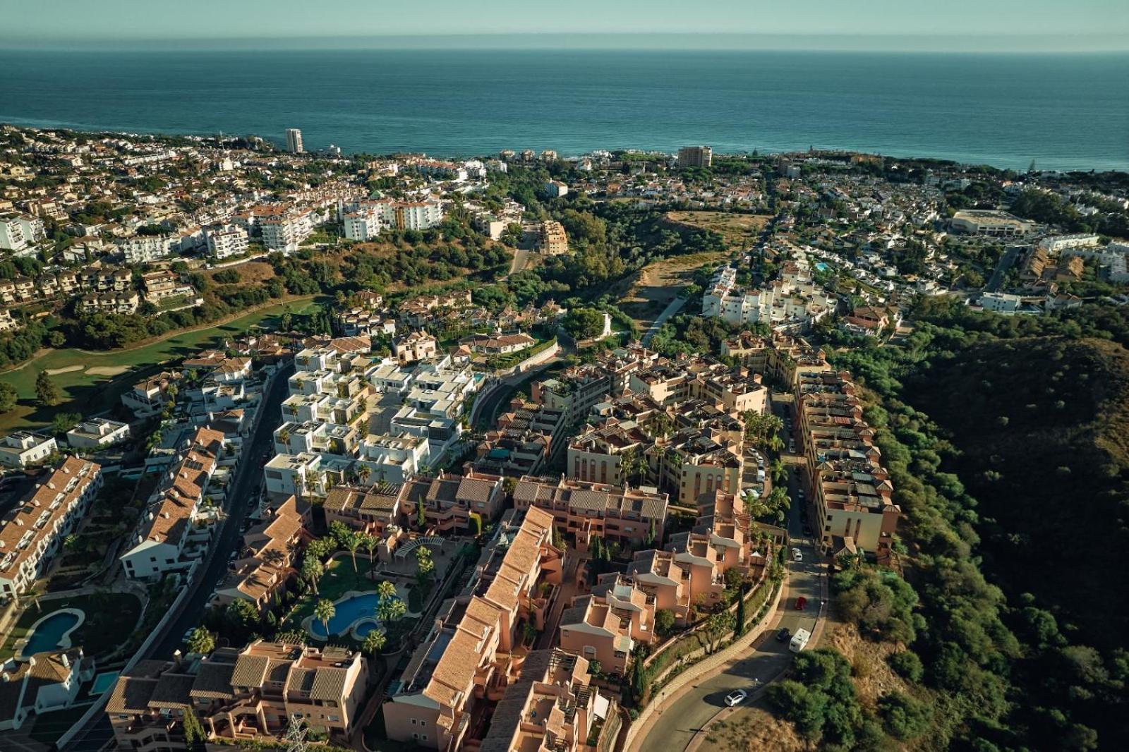 Апартаменты Cozy Penthouse Riviera Del Sol Малага Экстерьер фото
