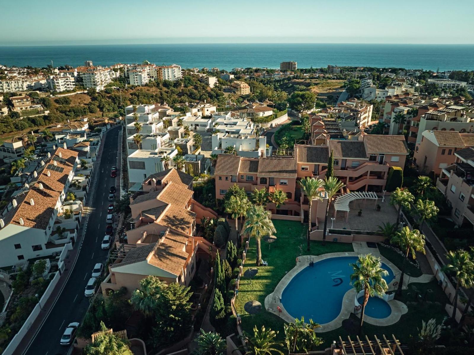 Апартаменты Cozy Penthouse Riviera Del Sol Малага Экстерьер фото