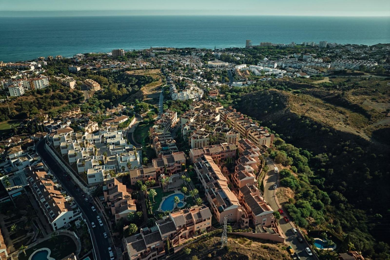 Апартаменты Cozy Penthouse Riviera Del Sol Малага Экстерьер фото